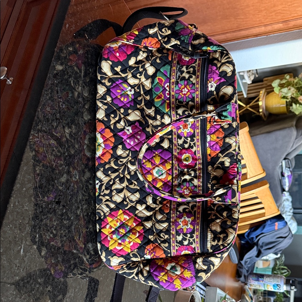 Vera Bradley Quilted Floral Weekender Bag